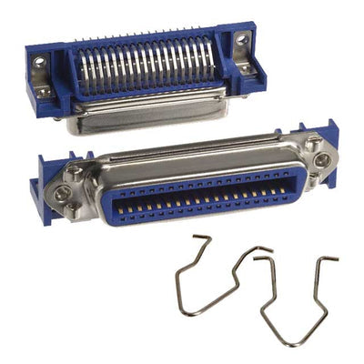 112-036-213-001 by NorComp Inc. - CONNECTOR SCSI RCPT 36POS R/A SOLDER