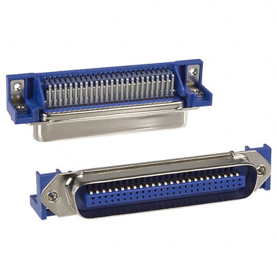 112-050-113-001 by NorComp Inc. - CONNECTOR SCSI PLUG 50POS R/A SOLDER