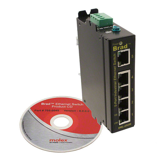 1120360036 by Molex - NETWORK SWITCH-UNMANAGED 5 PORT