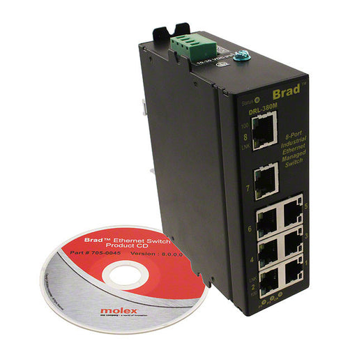 1120360040 by Molex - NETWORK SWITCH-MANAGED 8 PORT