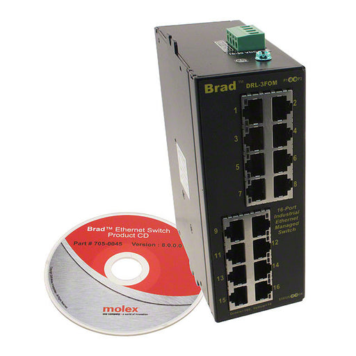 1120360041 by Molex - NETWORK SWITCH-MANAGED 16 PORT