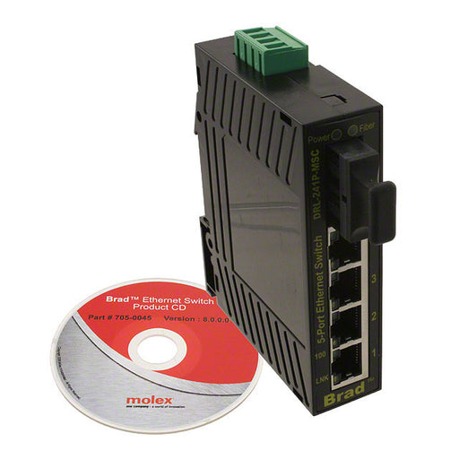 1120360043 by Molex - NETWORK SWITCH-UNMANAGED 5 PORT