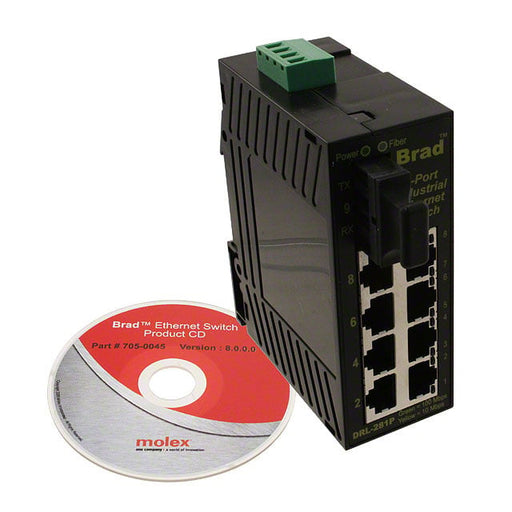 1120360045 by Molex - NETWORK SWITCH-UNMANAGED 9 PORT