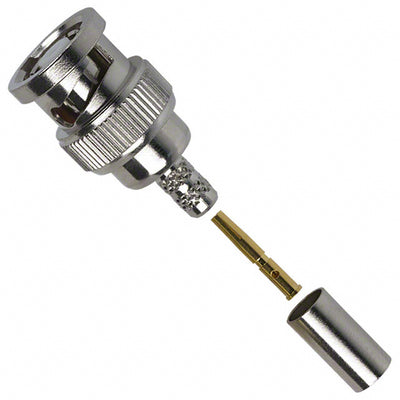 112116RP by Amphenol RF - CONNECTOR RP-BNC PLUG STR 50OHM CRIMP