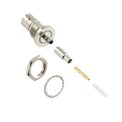112252 by Amphenol RF - CONNECTOR BNC JACK STR 50 OHM CRIMP