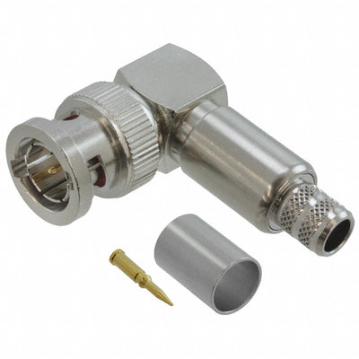 112540 by Amphenol RF - CONNECTOR BNC PLUG R/A 75 OHM CRIMP