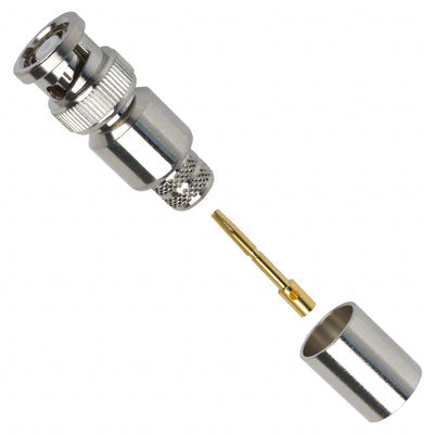 112563RP by Amphenol RF - CONNECTOR RP-BNC PLUG STR 50OHM CRIMP