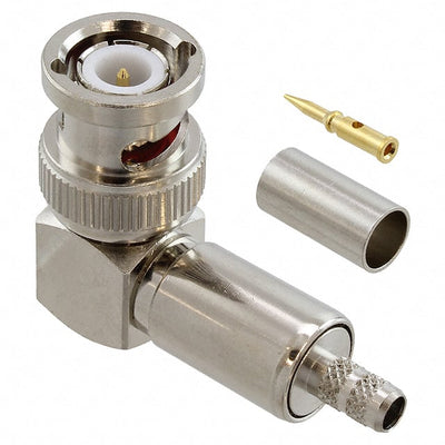 112725 by Amphenol RF - CONNECTOR BNC PLUG R/A CRIMP