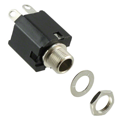 112AX by Switchcraft Inc. - CONNECTOR JACK MONO 6.35MM PNL MNT