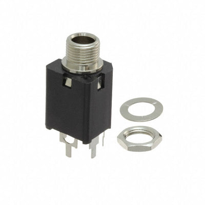 113BPCX by Switchcraft Inc. - CONNECTOR JACK STEREO 6.35MM PNL MNT