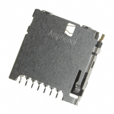114-00841-68 by Amphenol ICC (Commercial Products) - CONNECTOR MICRO SD CARD PUSH-PULL R/A