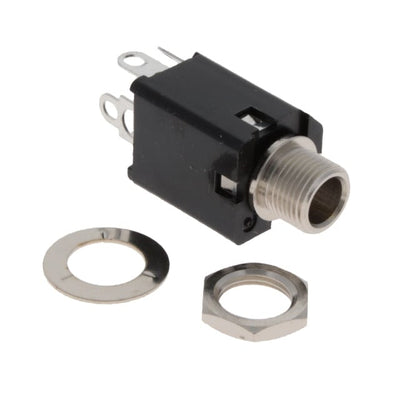 114BX by Switchcraft Inc. - CONNECTOR JACK STEREO 6.35MM PNL MNT