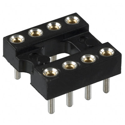 115-43-308-41-001000 by Mill-Max Manufacturing Corp. - CONNECTOR IC DIP SOCKET 8POS GOLD