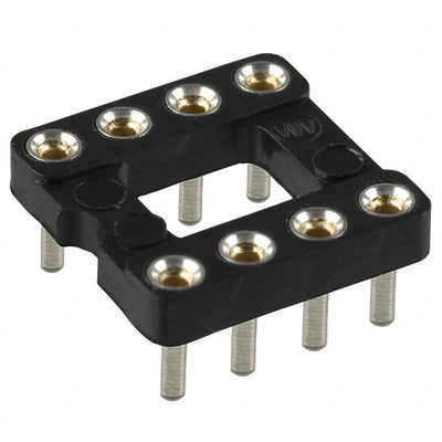 115-93-308-41-003000 by Mill-Max Manufacturing Corp. - CONNECTOR IC DIP SOCKET 8POS GOLD