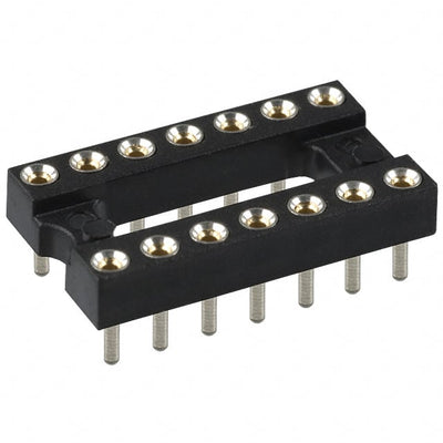 115-47-314-41-003000 by Mill-Max Manufacturing Corp. - CONNECTOR IC DIP SOCKET 14POS GOLD