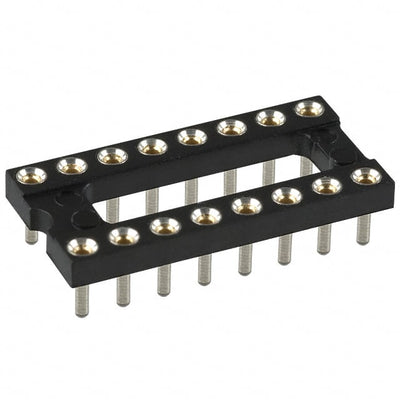 115-43-316-41-003000 by Mill-Max Manufacturing Corp. - CONNECTOR IC DIP SOCKET 16POS GOLD
