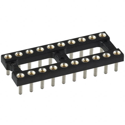115-43-320-41-003000 by Mill-Max Manufacturing Corp. - CONNECTOR IC DIP SOCKET 20POS GOLD