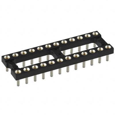 115-43-324-41-003000 by Mill-Max Manufacturing Corp. - CONNECTOR IC DIP SOCKET 24POS GOLD