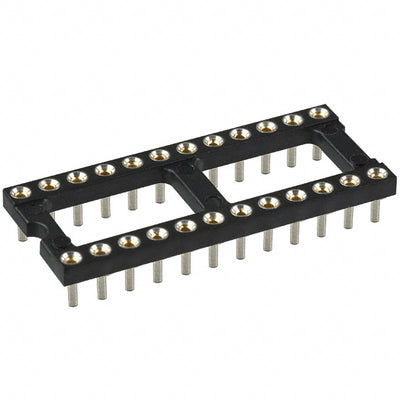 115-93-424-41-003000 by Mill-Max Manufacturing Corp. - CONNECTOR IC DIP SOCKET 24POS GOLD