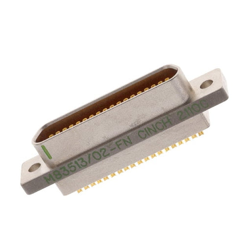 M83513/02-FN by Cinch Connectivity Solutions - 37 POS RCPT SOLDER CUP NI PLTD