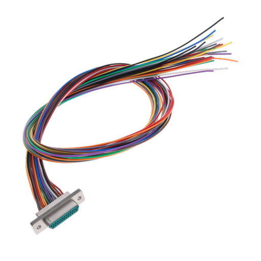 M83513/03-D03N by Cinch Connectivity Solutions - 25 POS PLUG 18"" COLR PTFE NI PLT