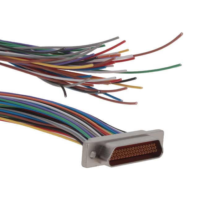 M83513/04-G12N by Cinch Connectivity Solutions - 51 POS RCPT 36"" COLR ETFE NI PLT