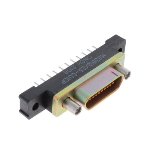M83513/25-C01CP by Cinch Connectivity Solutions - 21 POS RCPT STRAIGHT PCB CD PLTD