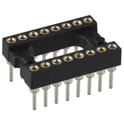 117-93-316-41-005000 by Mill-Max Manufacturing Corp. - CONNECTOR IC DIP SOCKET 16POS GOLD