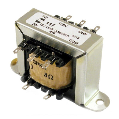117E4 by Hammond Manufacturing - TRANSF LINE MATCHING 4W 3.2OHM