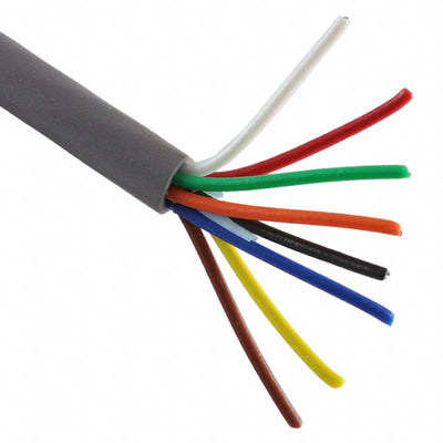 1178C SL005 by Alpha Wire - CABLE 8COND 22AWG SLATE 100