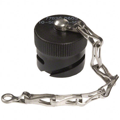 10-580903-16Y by Amphenol Industrial Operations - CONNECTOR PROTECTIVE COVER 16 BLACK