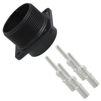 ACC02E22-22P(025) by Amphenol Industrial Operations - CONNECTOR RECPT MALE 4POS SILVER CRIMP