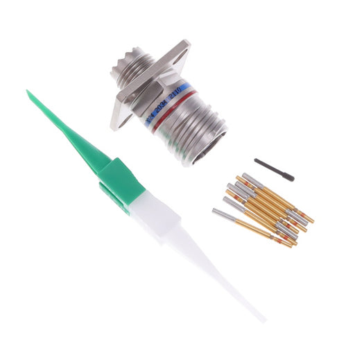 D38999/20FA35SN by Amphenol Aerospace Operations - CONNECTOR RECPT FMALE 6POS GOLD CRIMP