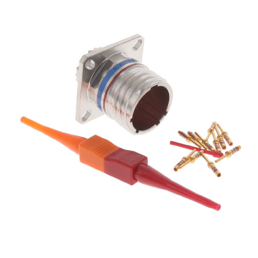 D38999/20FC98PN by Amphenol Aerospace Operations - CONNECTOR RECPT MALE 10POS GOLD CRIMP