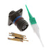 D38999/20WA35SA by Amphenol Aerospace Operations - CONNECTOR RECPT FMALE 6POS GOLD CRIMP