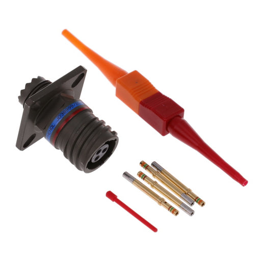 D38999/20WA98SN by Amphenol Aerospace Operations - CONNECTOR RECPT FMALE 3POS GOLD CRIMP
