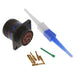D38999/20WD5PN by Amphenol Aerospace Operations - CONNECTOR RECPT MALE 5POS GOLD CRIMP