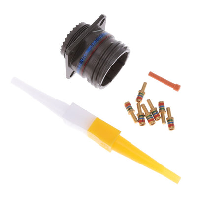 D38999/20WE6PN by Amphenol Aerospace Operations - CONNECTOR RECPT MALE 6POS GOLD CRIMP