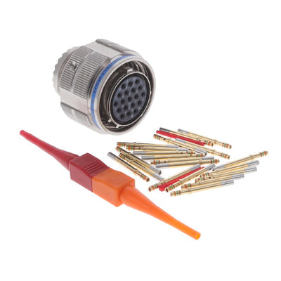 D38999/26FD19SN by Amphenol Aerospace Operations - CONNECTOR PLUG FMALE 19POS GOLD CRIMP