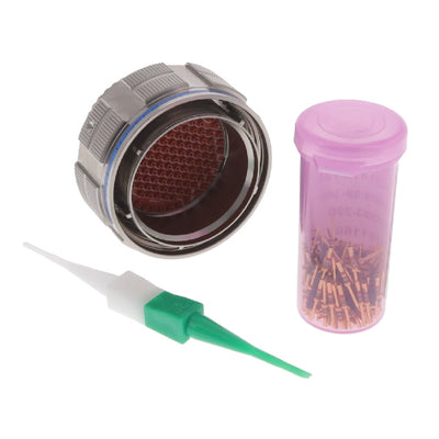 D38999/26FJ35PN by Amphenol Aerospace Operations - CONNECTOR PLUG MALE 128POS GOLD CRIMP