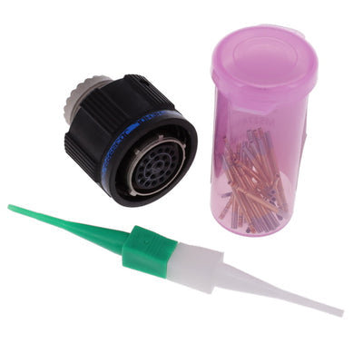 D38999/26MC35SN by Amphenol Aerospace Operations - CONNECTOR PLUG FMALE 22POS GOLD CRIMP