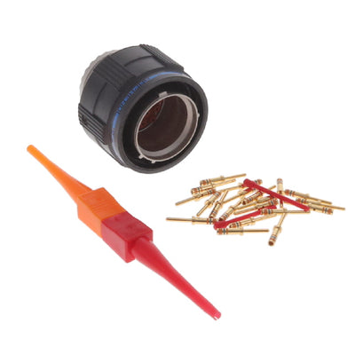D38999/26MD19PN by Amphenol Aerospace Operations - CONNECTOR PLUG MALE 19POS GOLD CRIMP