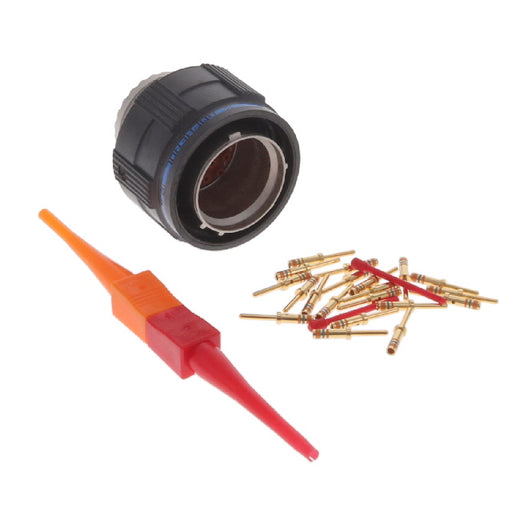 D38999/26MD19PN by Amphenol Aerospace Operations - CONNECTOR PLUG MALE 19POS GOLD CRIMP