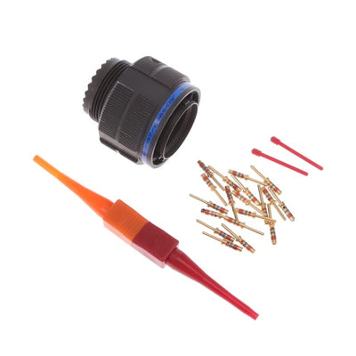 D38999/26WD18PN by Amphenol Aerospace Operations - CONNECTOR PLUG MALE 18POS GOLD CRIMP
