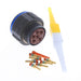 D38999/26WE6PN by Amphenol Aerospace Operations - CONNECTOR PLUG MALE 6POS GOLD CRIMP