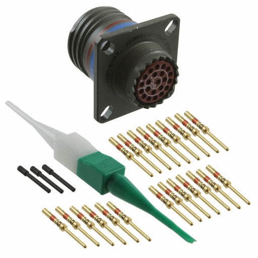 D38999/20WC35PN by Amphenol Aerospace Operations - CONNECTOR RECPT MALE 22POS GOLD CRIMP