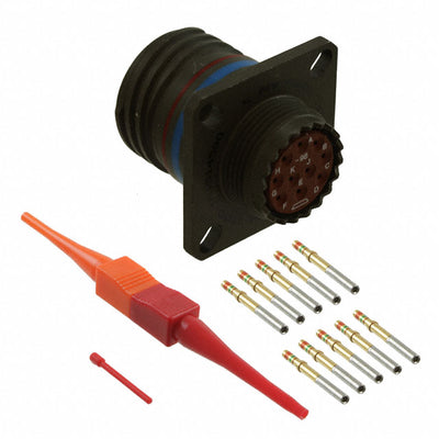 D38999/20WC98SN by Amphenol Aerospace Operations - CONNECTOR RECPT FMALE 10POS GOLD CRIMP