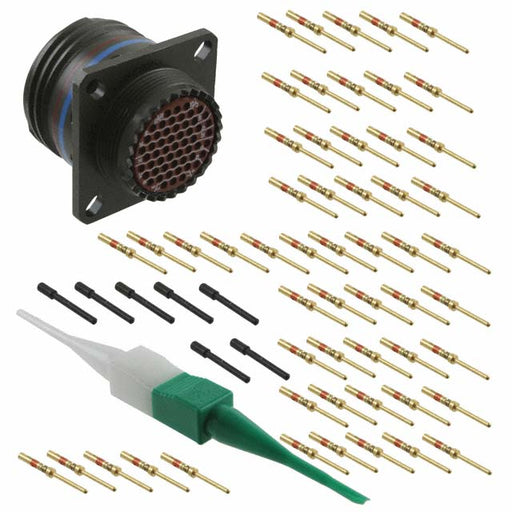 D38999/20WE35PN by Amphenol Aerospace Operations - CONNECTOR RECPT MALE 55POS GOLD CRIMP