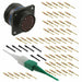 D38999/20WE35PN by Amphenol Aerospace Operations - CONNECTOR RECPT MALE 55POS GOLD CRIMP