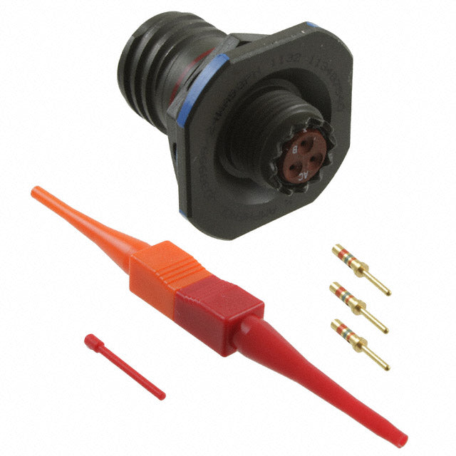 D38999/24WA98PN by Amphenol Aerospace Operations - CONNECTOR RECPT MALE 3POS GOLD CRIMP